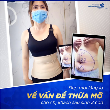KH Việt Kiều hút mỡ tại bệnh viện thẩm mỹ Gangwhoo